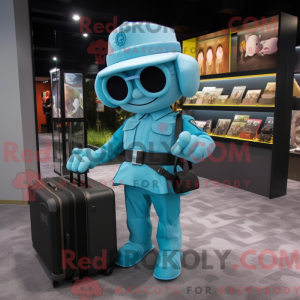 Mascottefiguur van een...