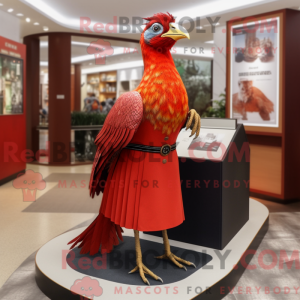 Mascot character of a Red...