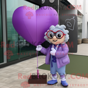 Personaje mascota de globos...