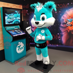Mascottefiguur van een...