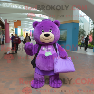 Personnage mascotte d ours...