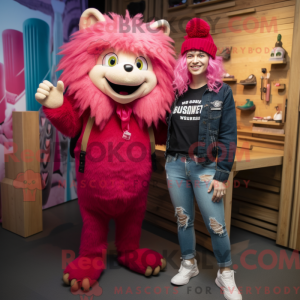 Mascottekarakter van een...