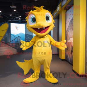 Personnage mascotte d un...