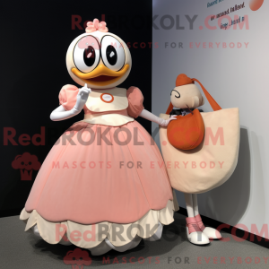 Postava maskota broskvové...