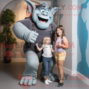 Mascottefiguur van een...