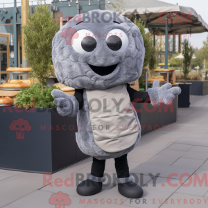 Mascot character of a Gray...