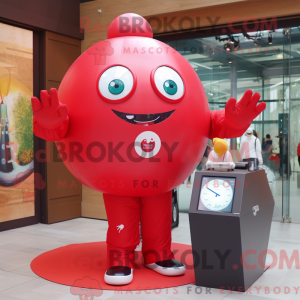 Mascot character of a Red...