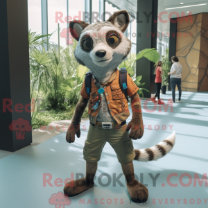 Maskot karakter af en Rust...