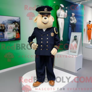 Mascot character of a Navy...