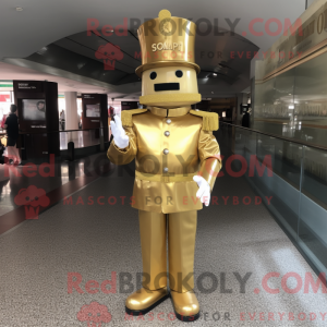 Mascot character of a Gold...