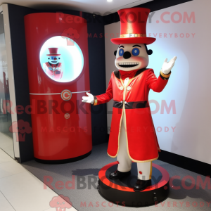 Mascottefiguur van een Red...