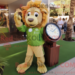 Mascot character of a Olive...