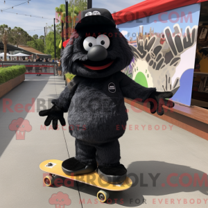 Mascot character of a Black...
