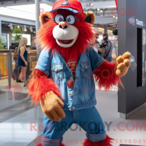 Mascot character of a Red...