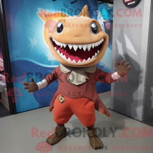 Mascot character of a Rust...