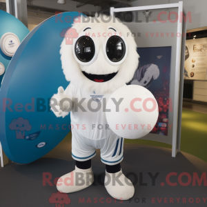 Mascot character of a White...