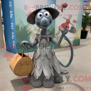 Mascot character of a Gray...