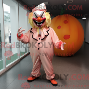 Mascot character of a Peach...