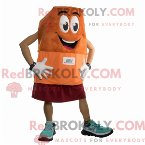 Mascot character of a Rust...
