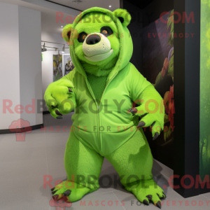 Mascot character of a Lime...
