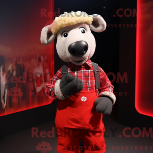 Mascot character of a Red...
