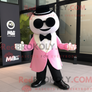 Mascot character of a Pink...