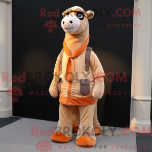 Mascottefiguur van een...