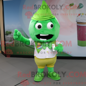 Mascot character of a Green...