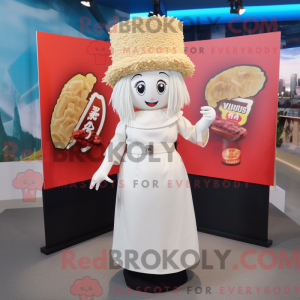 Mascottefiguur van een...