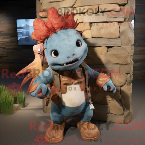 Mascot character of a Rust...