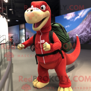 Mascot character of a Red...