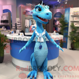 Postava maskota Sky Blue...