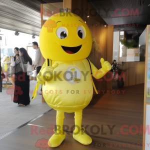 Mascot character of a Lemon...
