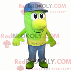 Mascot character of a Lime...