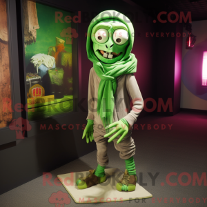 Maskotkarakter z Green...