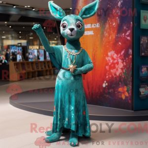Mascot karakter van een...