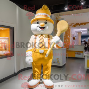 Mascottekarakter van een...