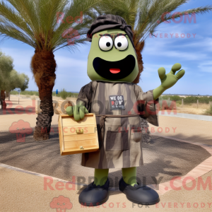 Mascot character of a Olive...