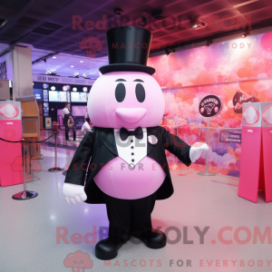 Mascot character of a Pink...