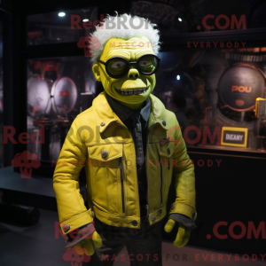 Mascot karakter van een...