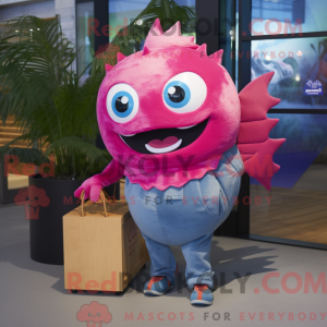 Mascot karakter van een...