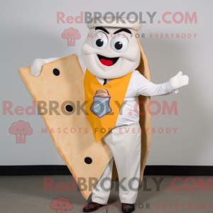 Mascot character of a White...