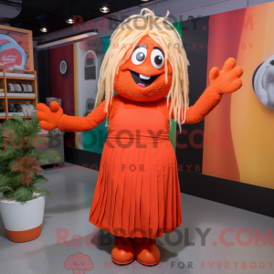 Mascot karakter van een...