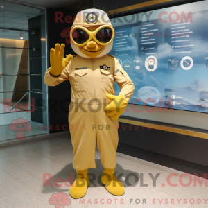 Mascot character of a Gold...