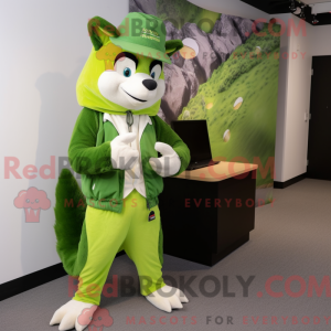 Mascot karakter van een...