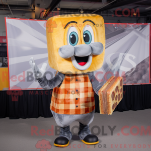 Mascot character of a Gray...