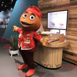 Mascot character of a Red...