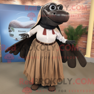 Mascottefiguur van een...