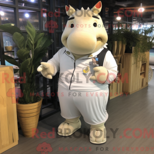 Mascottefiguur van een...