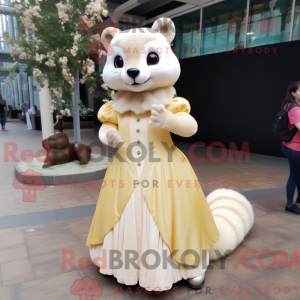 Mascottefiguur van een...